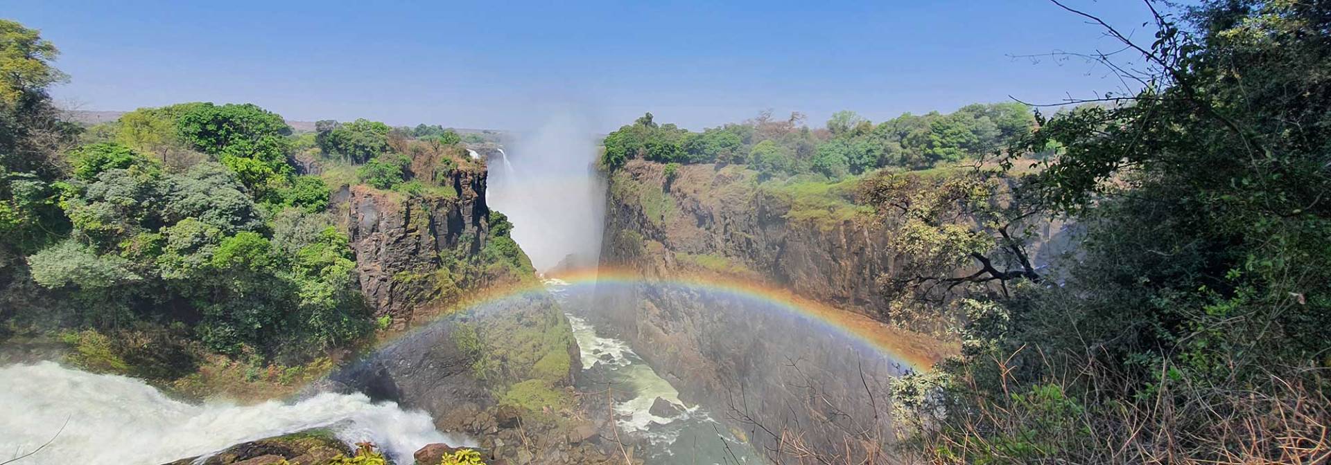 Weltberühmte Victoria Falls