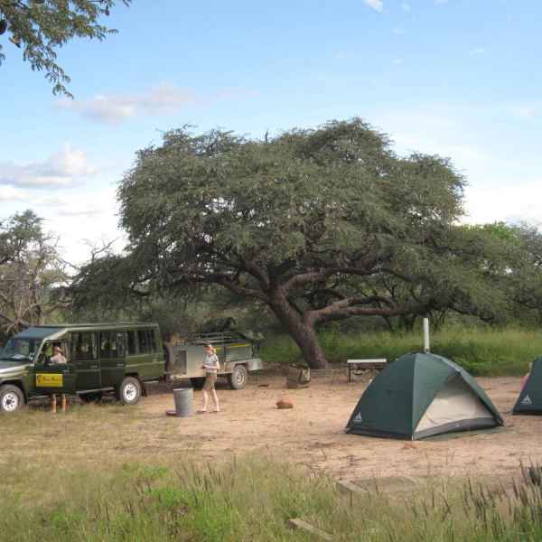Wildes Campen in Namibia