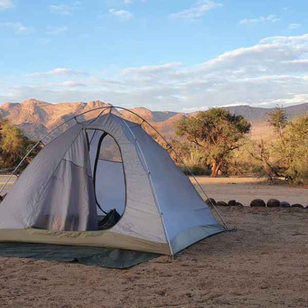 Camping im Aba Huab im Damaraland