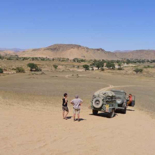 Unendliche Weiten in Namibia
