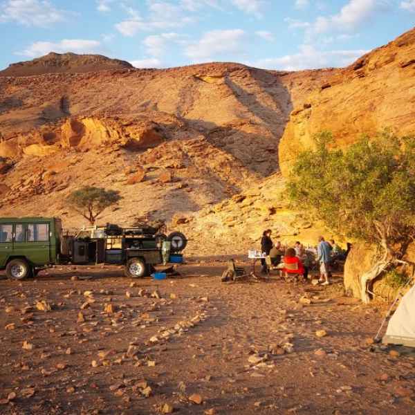 Wildes Camping im Damaraland