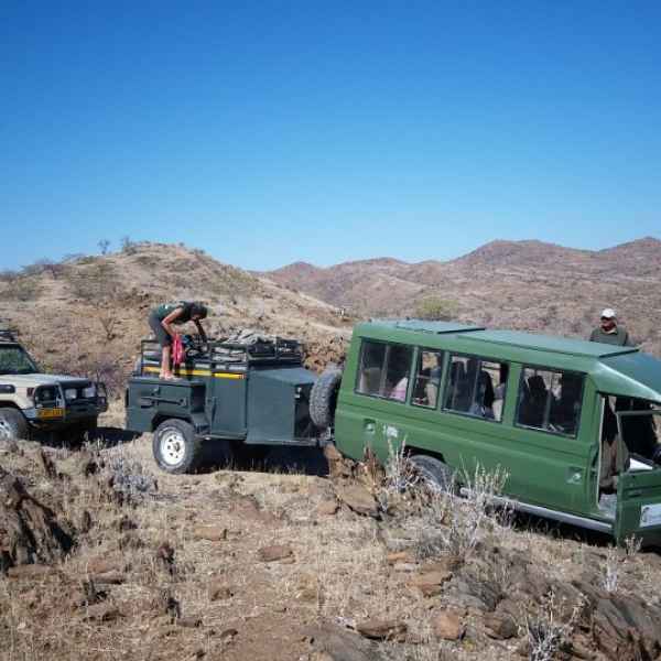 Durch wilde Pisten in Namibia