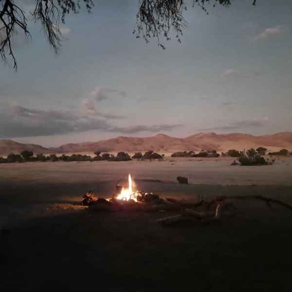 Fantastische Abendstimmung in Namibia