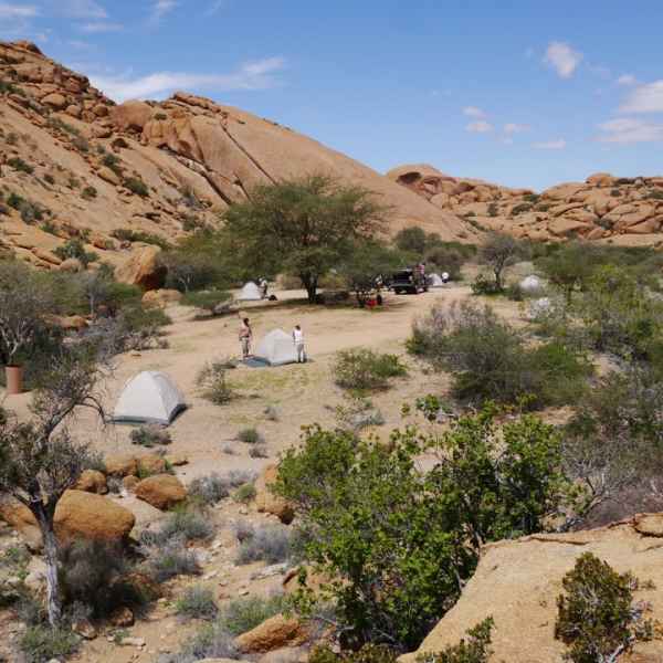 toller Campingplatz in Namibia
