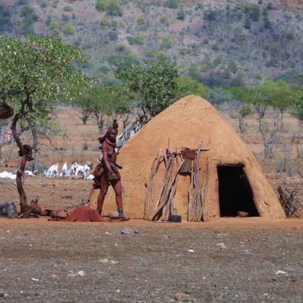 Ovahimba Dorf im Kaokoveld