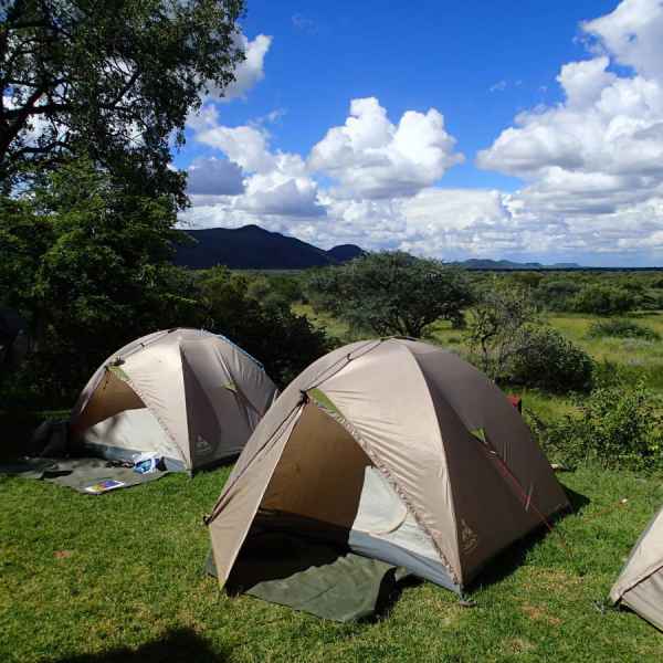 Campen in Namibia ist schön