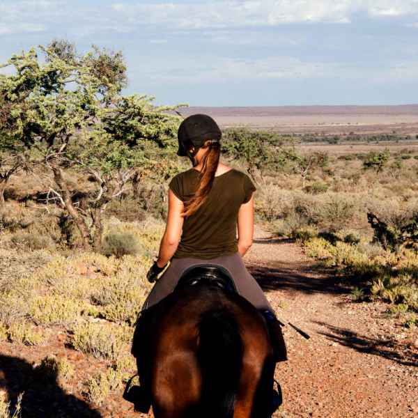 Ausblicke auf Namibia vom Pferderücken