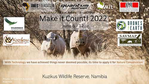 Make it Count Experience on Kuzikus Rhino Wildlife Reserve