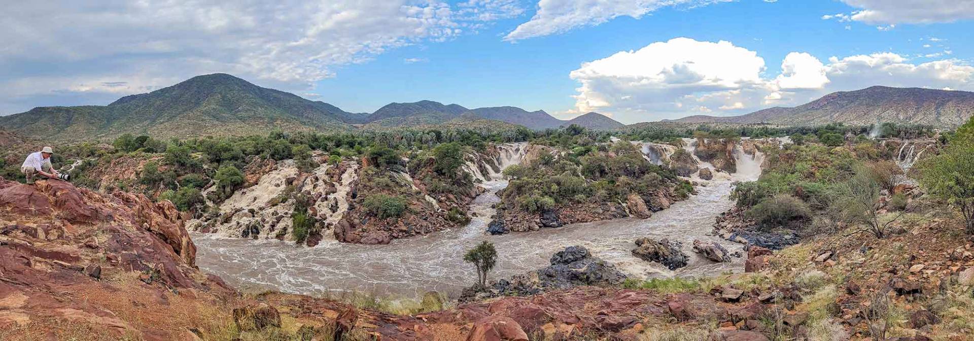 Epupa Wasserfälle im Nordwesten Namibias