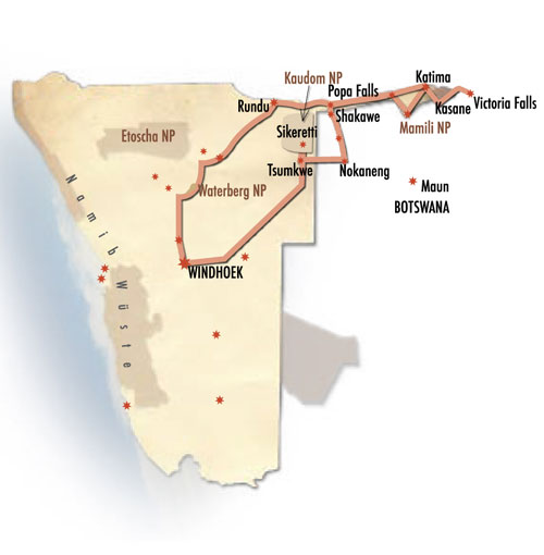 2015 map AII Buschmann Caprivi Vic Falls
